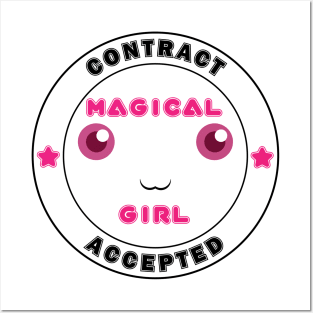 Magical Girl Contract Accepted Posters and Art